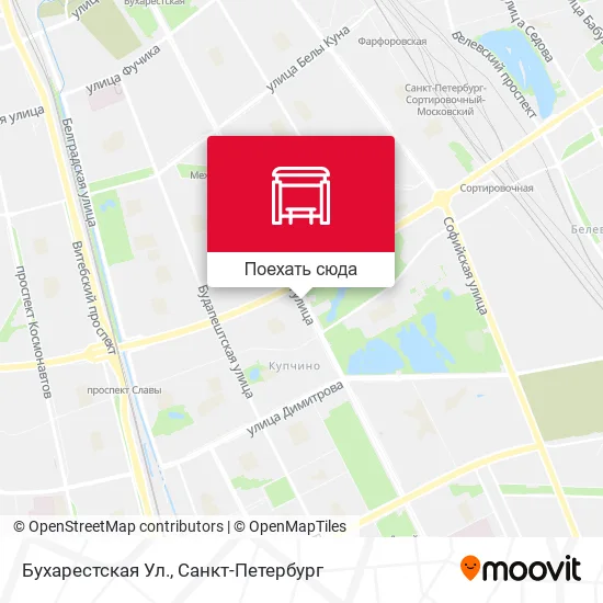 Карта Бухарестская Ул.