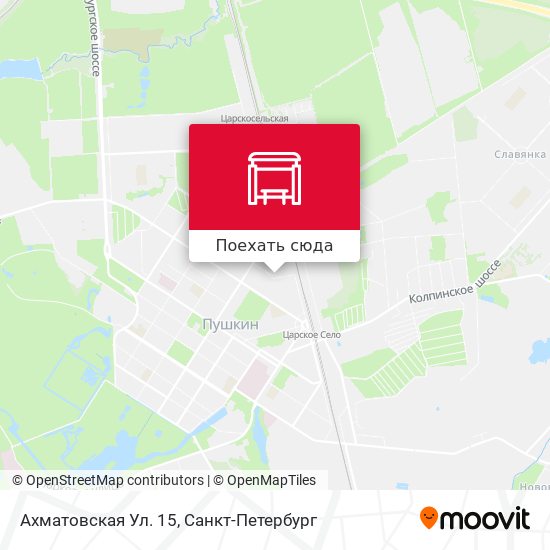 Карта Ахматовская Ул. 15