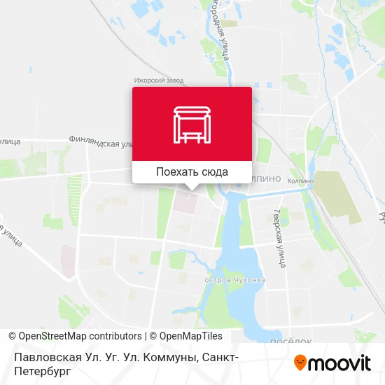 Карта Павловская Ул. Уг. Ул. Коммуны