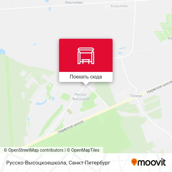 Карта Русско-Высоцкоешкола