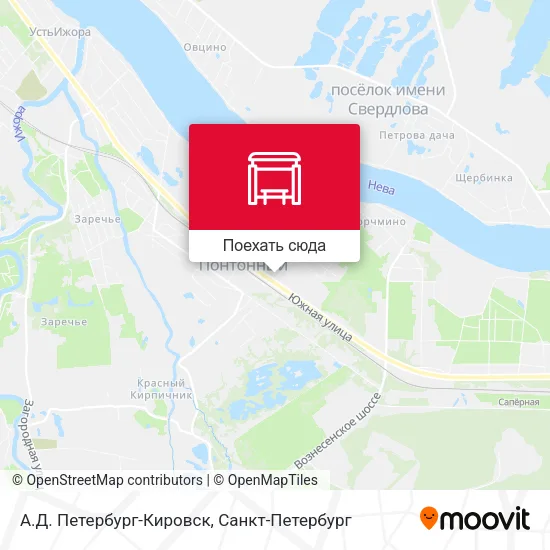 Карта А.Д. Петербург-Кировск