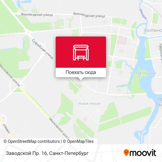 Карта Заводской Пр. 16