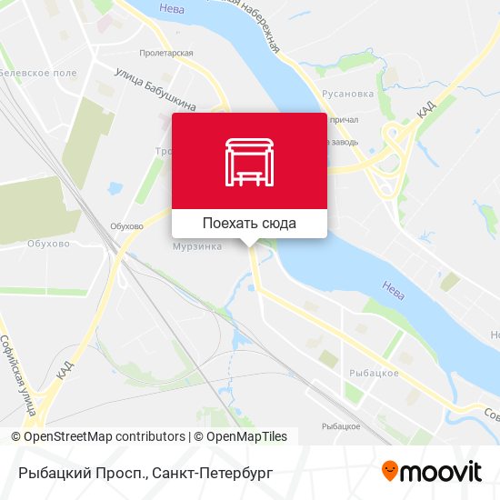 Карта Рыбацкий Просп.