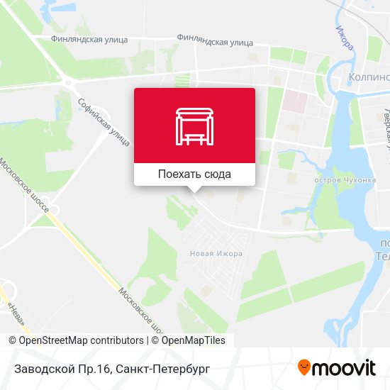 Карта Заводской Пр.16