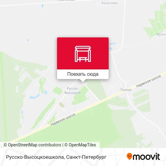 Карта Русско-Высоцкоешкола