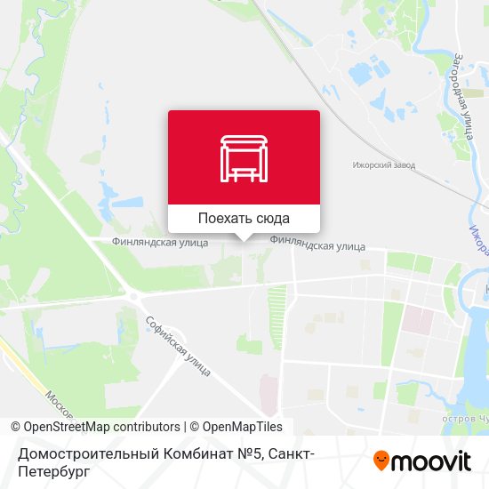 Карта Домостроительный Комбинат №5