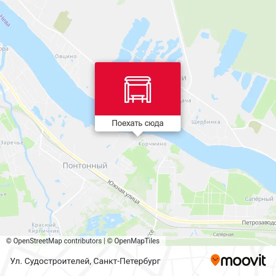 Карта Ул. Судостроителей