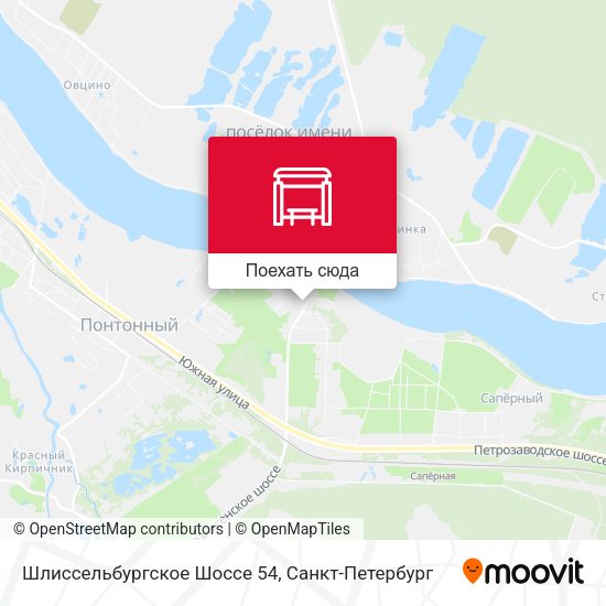 Карта Шлиссельбургское Шоссе 54
