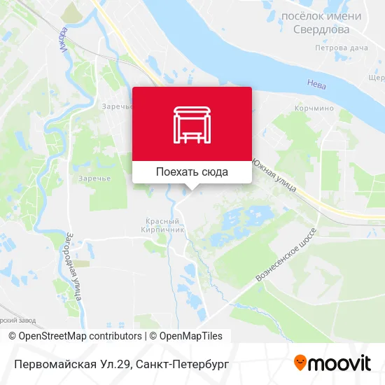 Карта Первомайская Ул.29