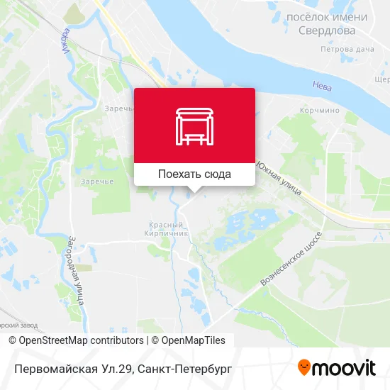 Карта Первомайская Ул.29