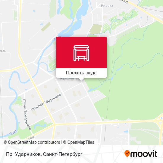 Карта Пр. Ударников
