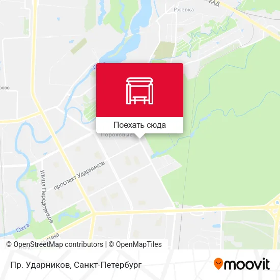 Карта Пр. Ударников