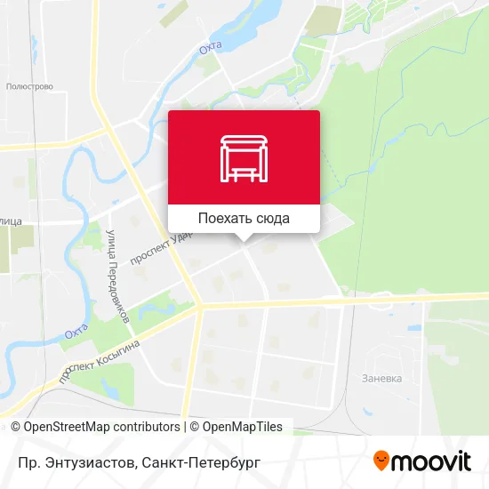 Карта Пр. Энтузиастов