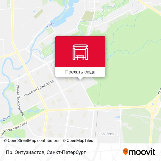 Карта Пр. Энтузиастов