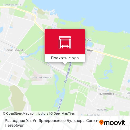 Карта Разводная Ул. Уг. Эрлеровского Бульвара