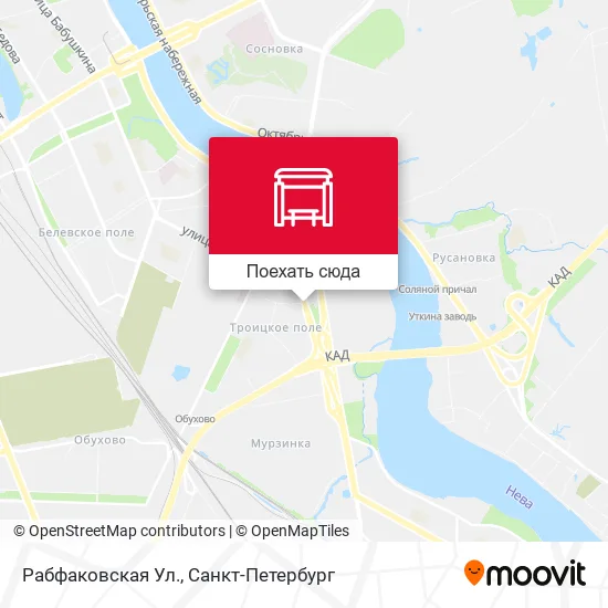 Карта Рабфаковская Ул.