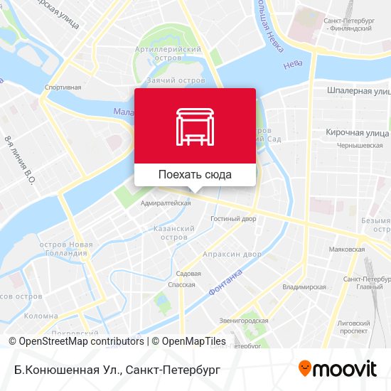 Карта Б.Конюшенная Ул.