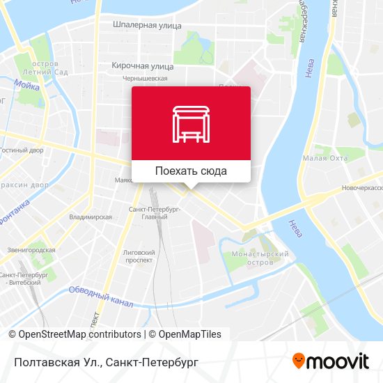 Карта Полтавская Ул.