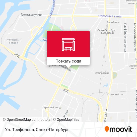 Карта Ул. Трефолева