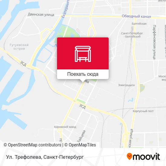 Карта Ул. Трефолева