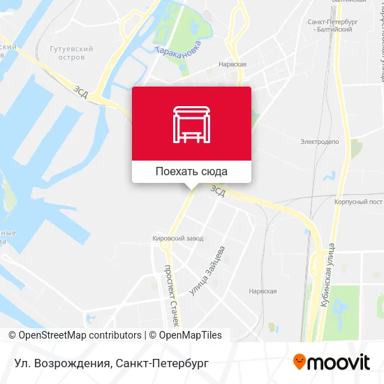 Карта Ул. Возрождения