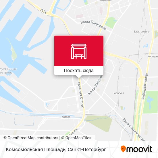 Карта Комсомольская Площадь
