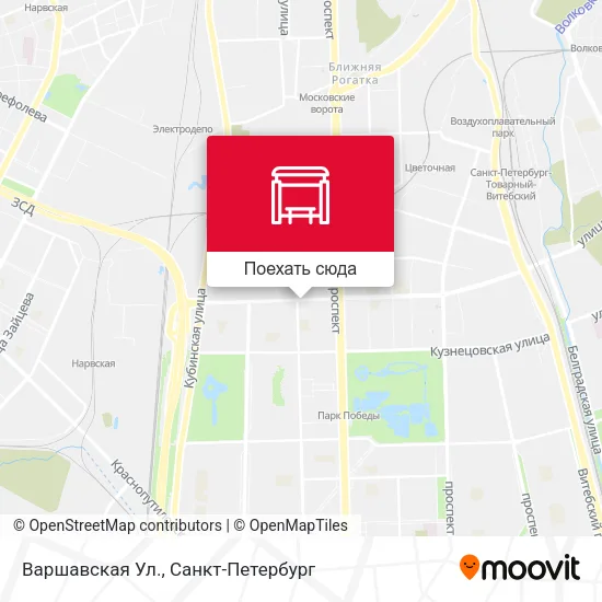 Карта Варшавская Ул.