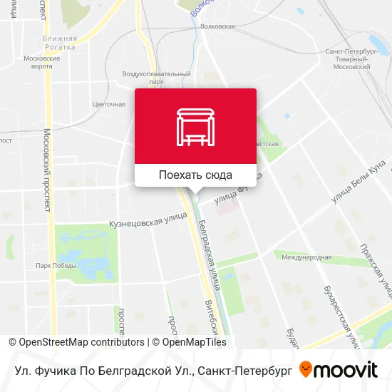 Карта Ул. Фучика По Белградской Ул.