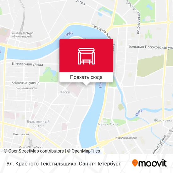 Карта Ул. Красного Текстильщика