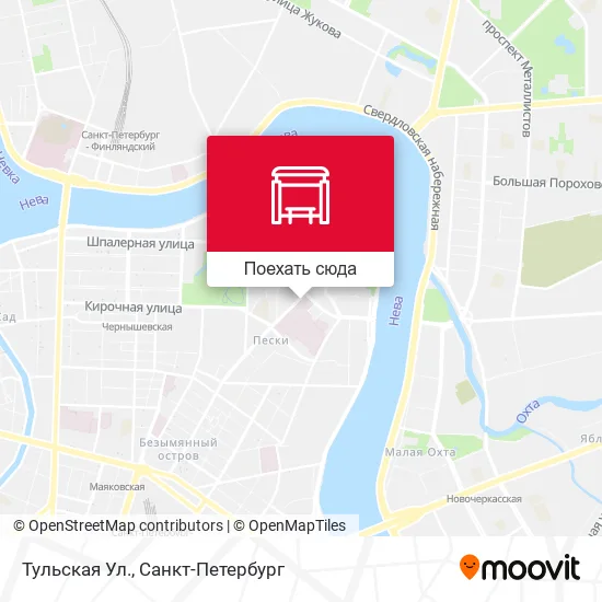 Карта Тульская Ул.