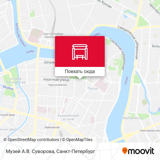 Карта Музей А.В. Суворова