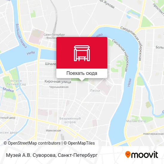 Карта Музей А.В. Суворова