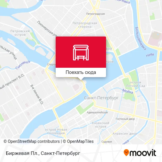 Карта Биржевая Пл.