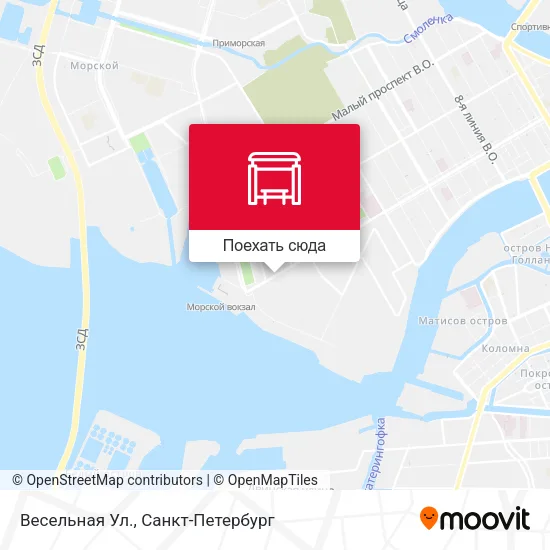 Карта Весельная Ул.