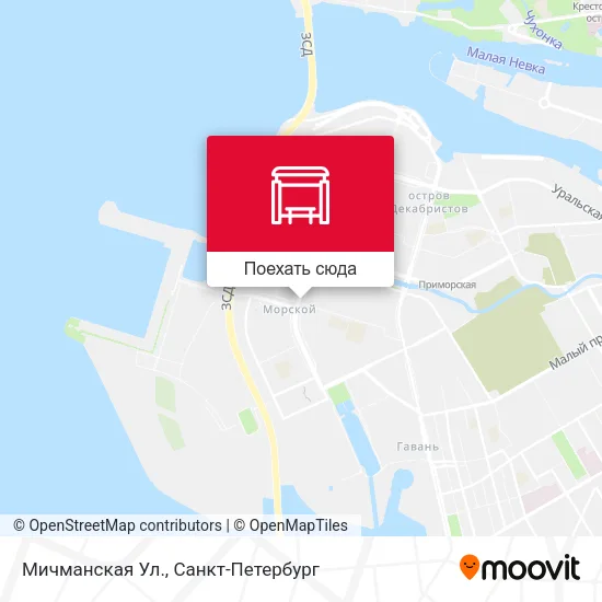 Карта Мичманская Ул.