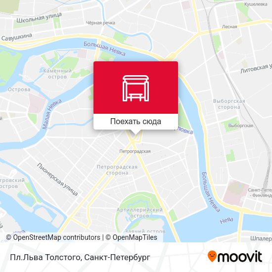 Карта Пл.Льва Толстого