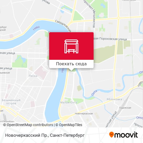 Карта Новочеркасский Пр.