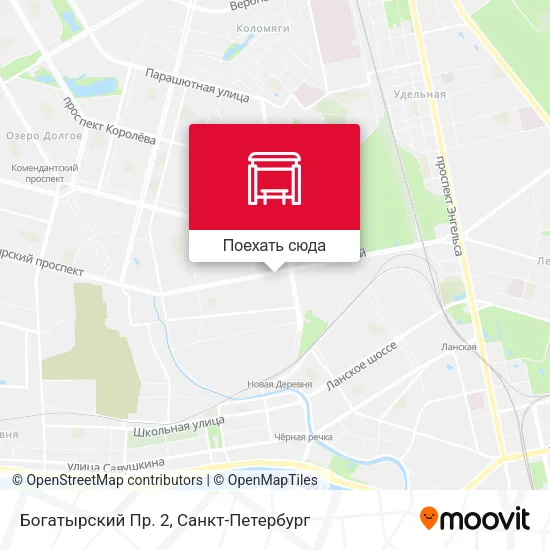Карта Богатырский Пр. 2