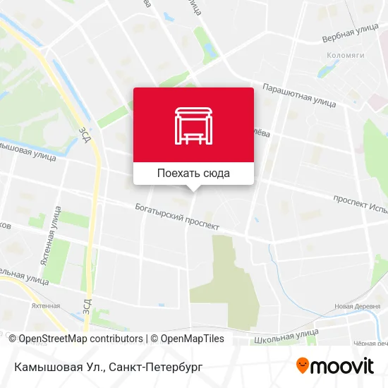 Карта Камышовая Ул.