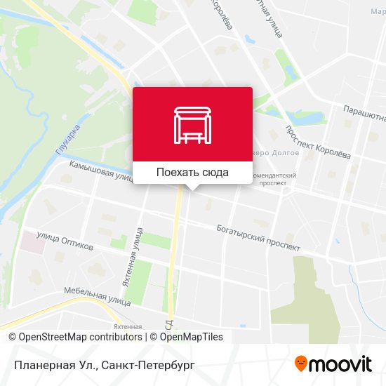 Карта Планерная Ул.