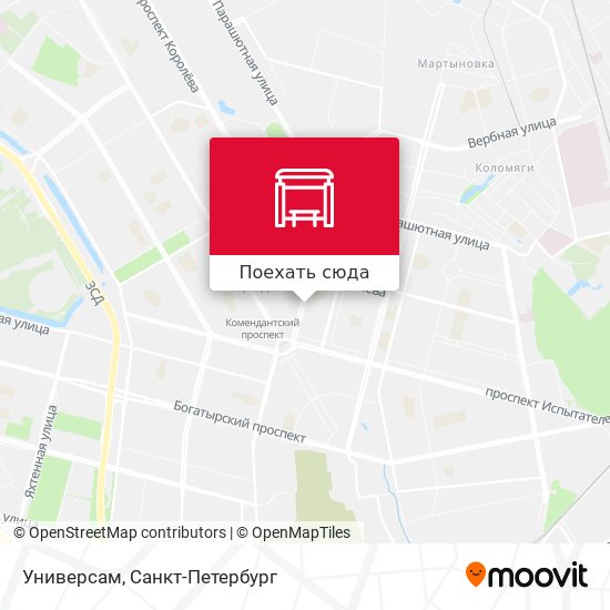 Карта Универсам