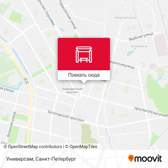 Карта Универсам