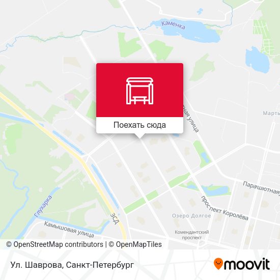 Карта Ул. Шаврова