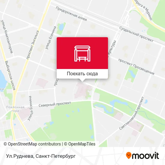 Карта Ул.Руднева