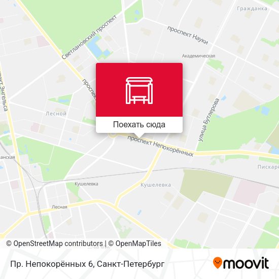 Карта Пр. Непокорённых 6