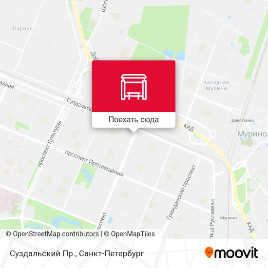 Карта Суздальский Пр.