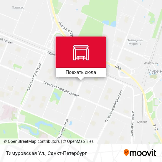 Карта Тимуровская Ул.