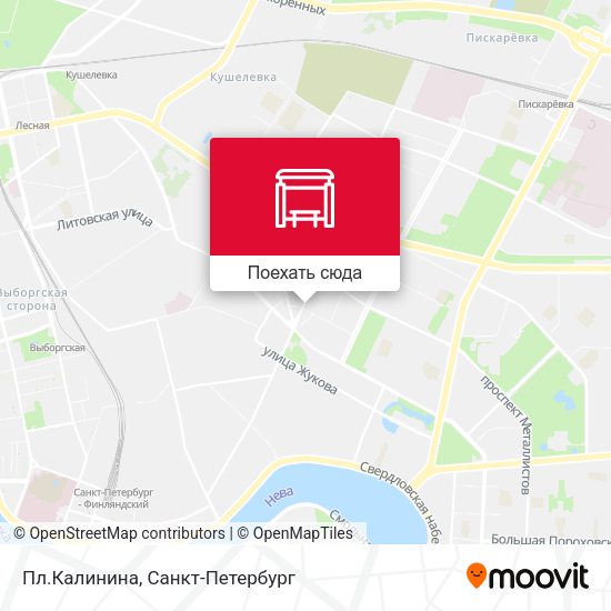 Карта Пл.Калинина