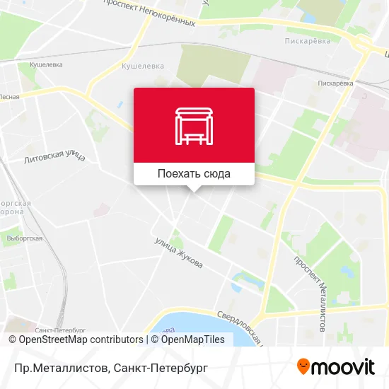 Карта Пр.Металлистов
