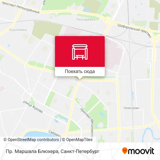 Карта Пр. Маршала Блюхера